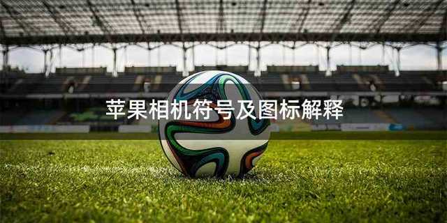苹果相机符号及图标解释