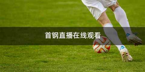 首钢直播在线观看