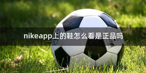 nikeapp上的鞋怎么看是正品吗