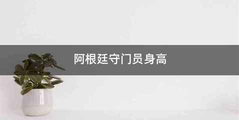 阿根廷守门员身高