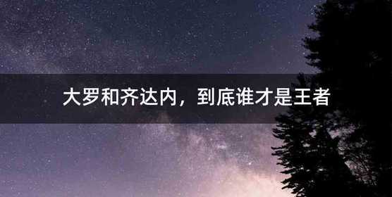 大罗和齐达内，到底谁才是王者