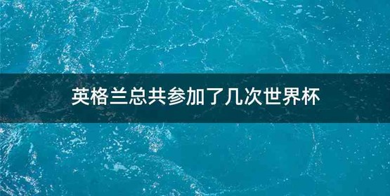 英格兰总共参加了几次世界杯