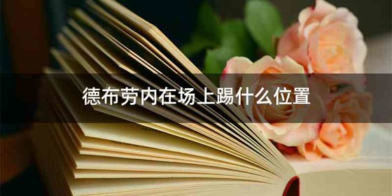 德布劳内在场上踢什么位置