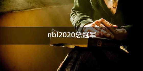 nbl2020总冠军