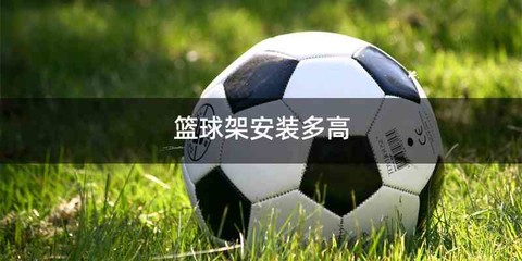 篮球架安装多高