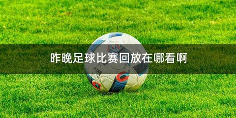 昨晚足球比赛回放在哪看啊