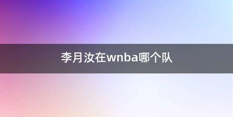 李月汝在wnba哪个队