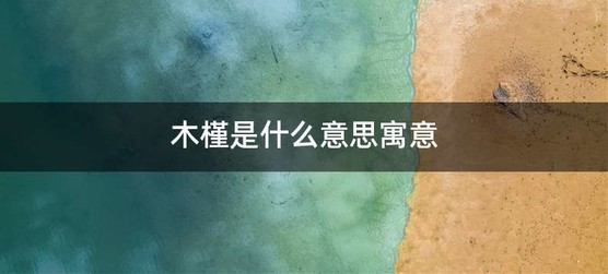 木槿是什么意思寓意