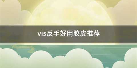 vis反手好用胶皮推荐