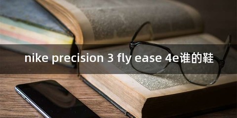 nike precision 3 fly ease 4e谁的鞋