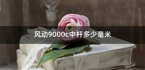 风动9000c中杆多少毫米